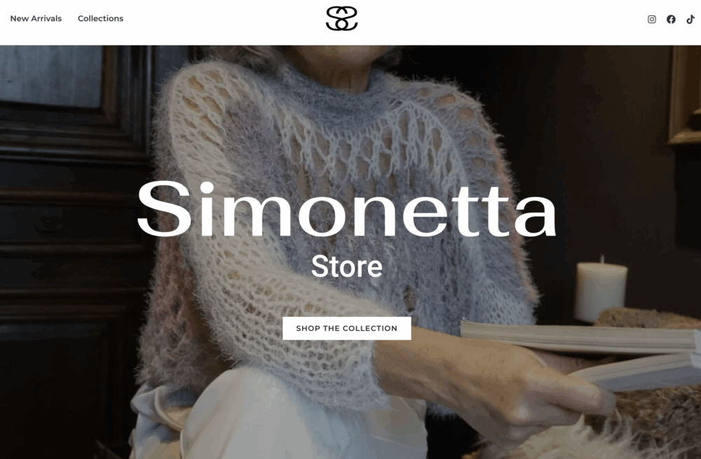 Graphic & Branding the simonetta stores
