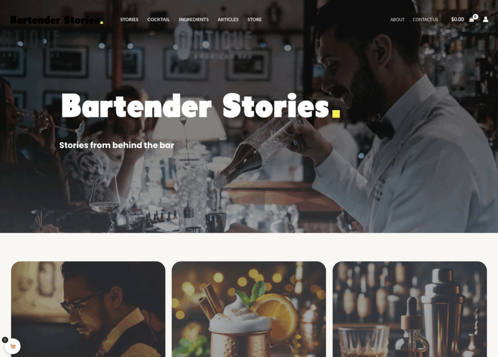 bartender stories