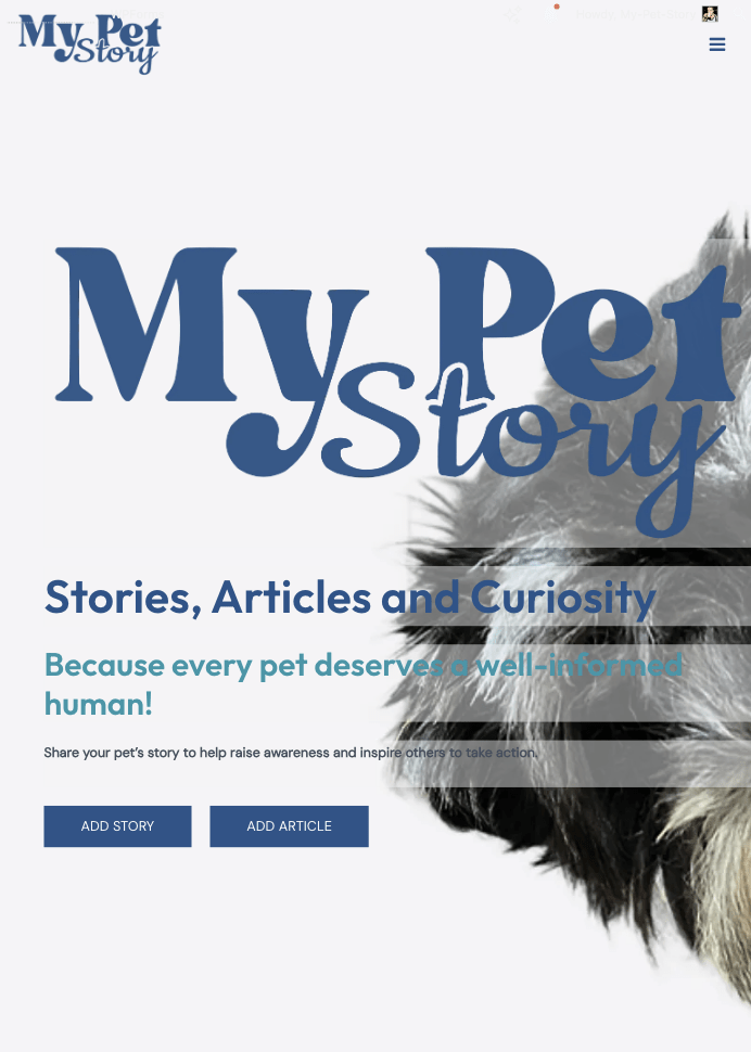 my pet story