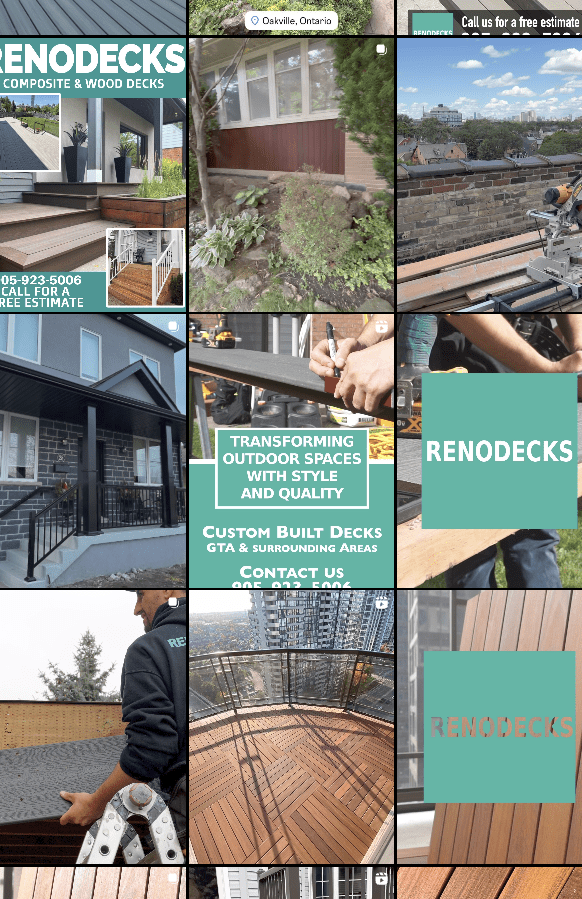Social Media Content Creation renodecks