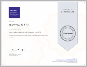 Intermediate Relational Database and SQL-1