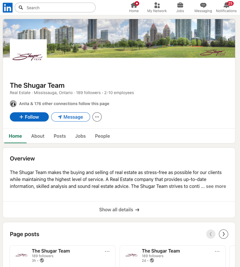 the shugar team linkedin