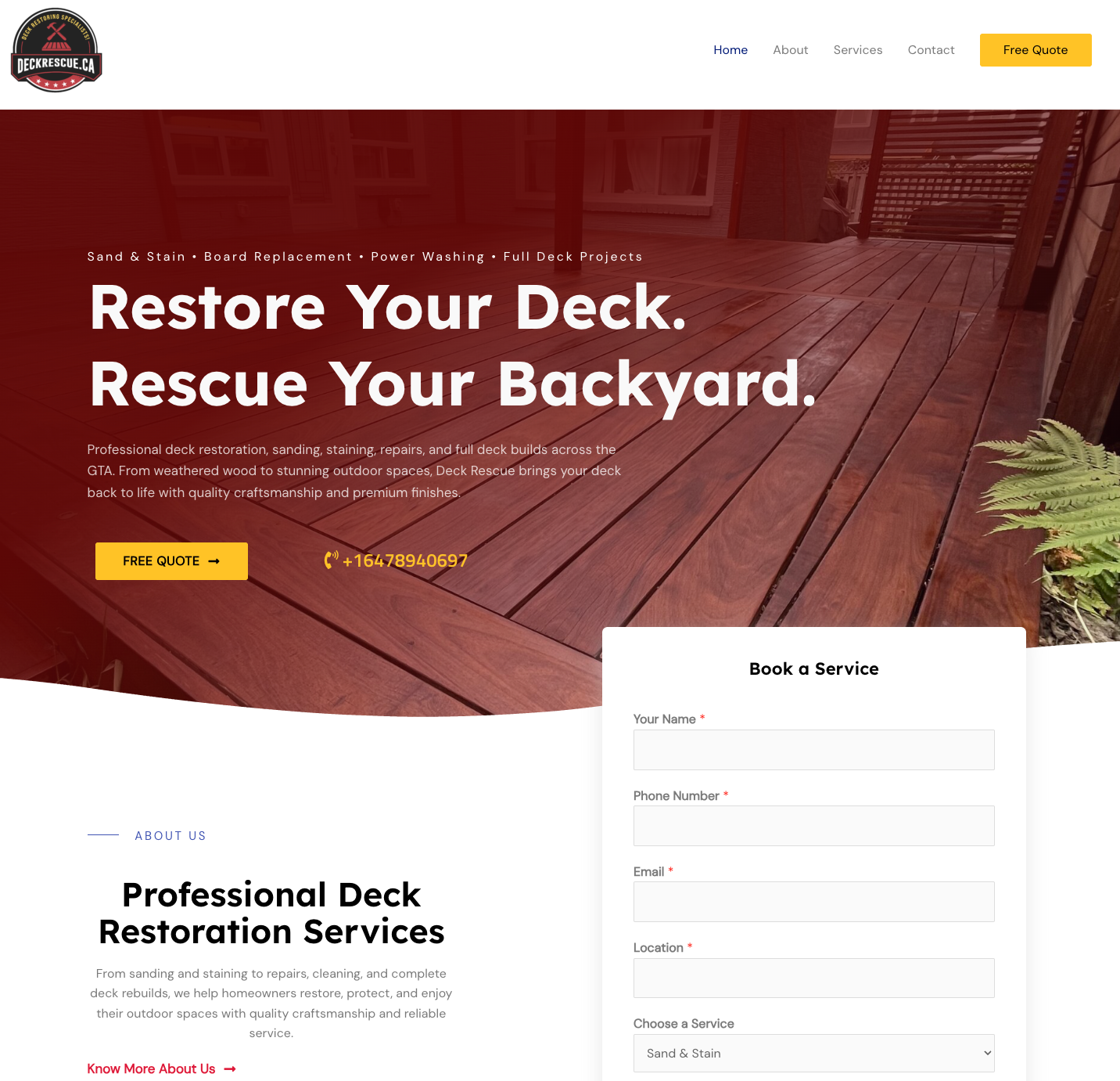 deck rescue